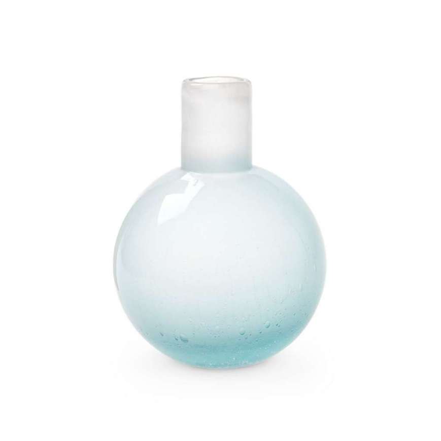 Picture of GIORGIO LARGE VASE, SEAFOAM BLUE