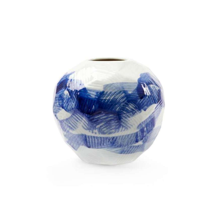 Picture of HATCH VASE, BLUE AND WHITE