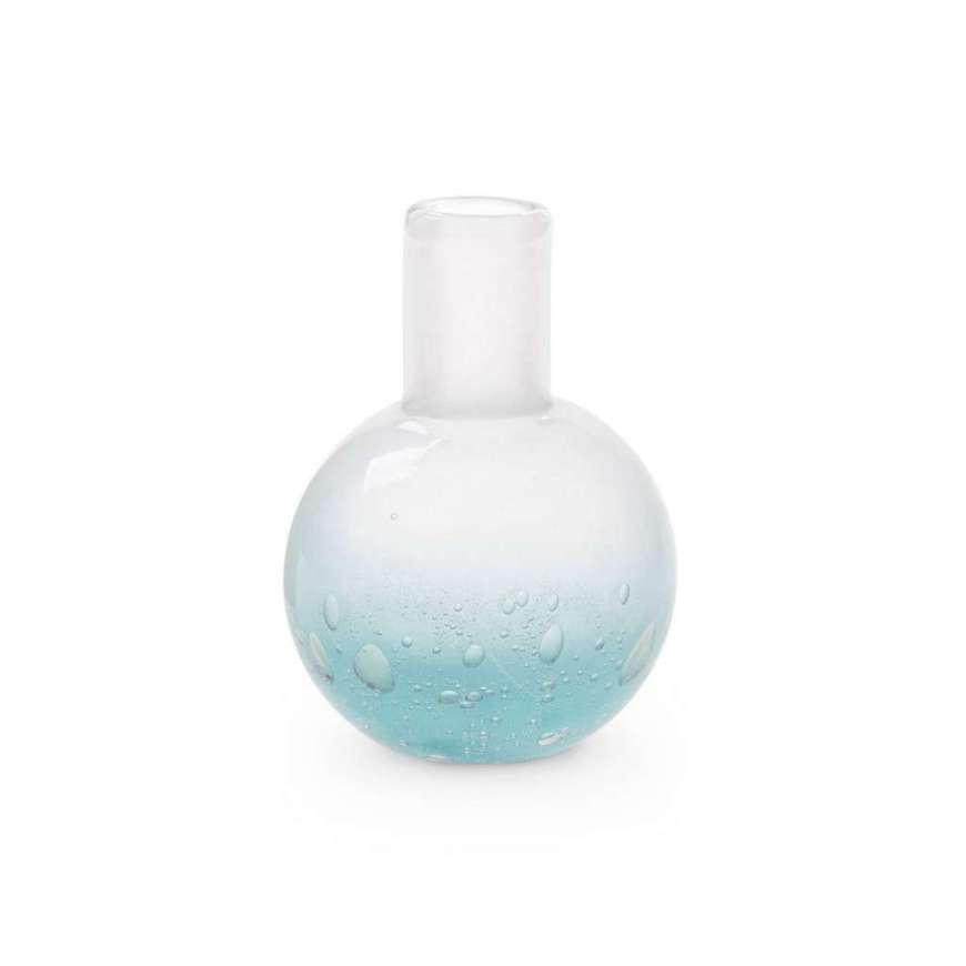 Picture of GIORGIO SMALL VASE, SEAFOAM BLUE