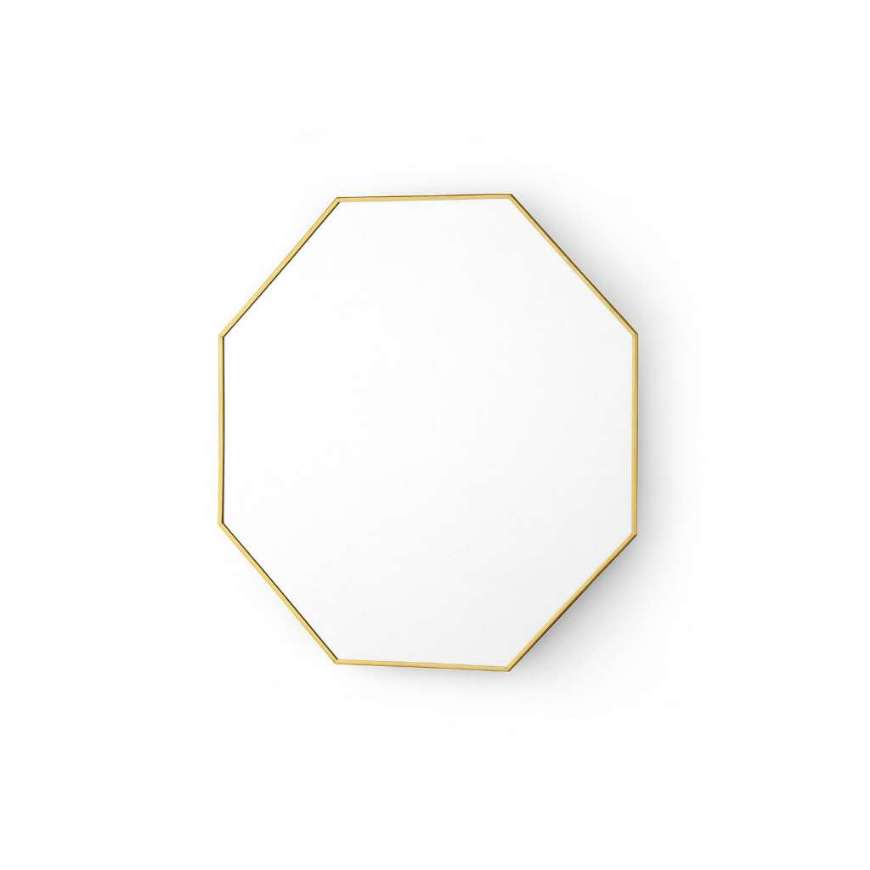 Picture of EAVES SMALL MIRROR, POLISHED BRASS