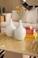 Picture of DUNE VASE, COOL WHITE