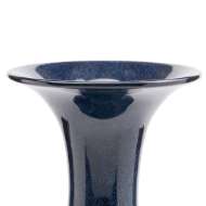 Picture of FLARE VASE, DEEP BLUE AND WHITE