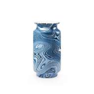 Picture of CASPIAN TALL VASE, BLUE AND WHITE