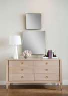 Picture of CLARENCE MEDIUM MIRROR, POLISHED BRASS