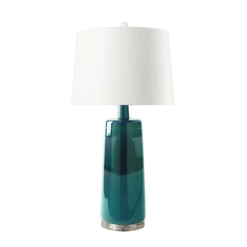 Picture of EDGWARE LAMP, GREEN LAPIS