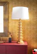 Picture of BRIGHTON LAMP, GOLD LEAF