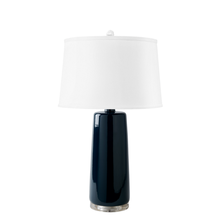 Picture of EDGWARE LAMP WITH SHADE, MIDNIGHT BLUE