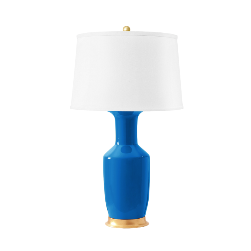 Picture of ALIA LAMP WITH SHADE, TURQUOISE