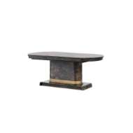 Picture of HARRIET DINING TABLE, ARABICA BURL