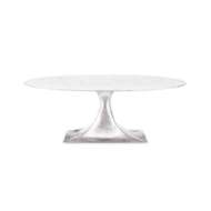 Picture of STOCKHOLM 79" OVAL DINING TABLE TOP, CARRARA