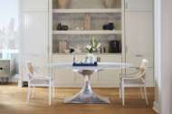 Picture of STOCKHOLM 79" OVAL DINING TABLE TOP, CARRARA