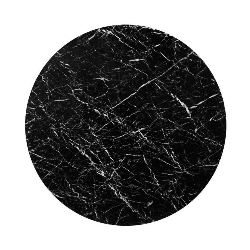 Picture of STOCKHOLM 52" DINING TABLE TOP, BLACK MARQUINA