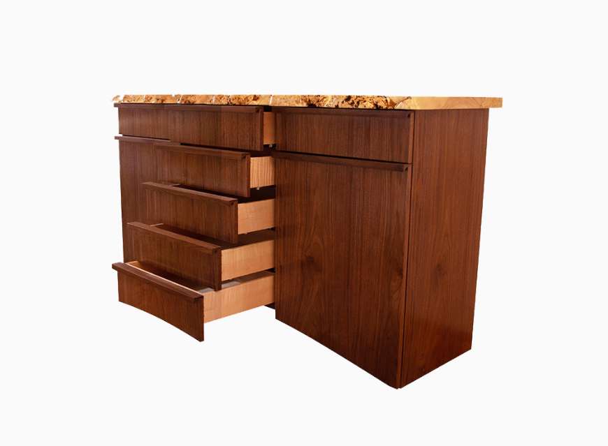 Picture of EXECUTIVE LIVE EDGE CREDENZA