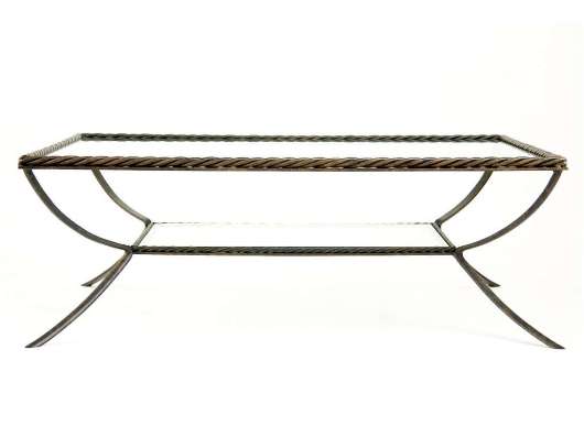 Picture of 2-TIER ROPE TWIST COFFEE TABLE