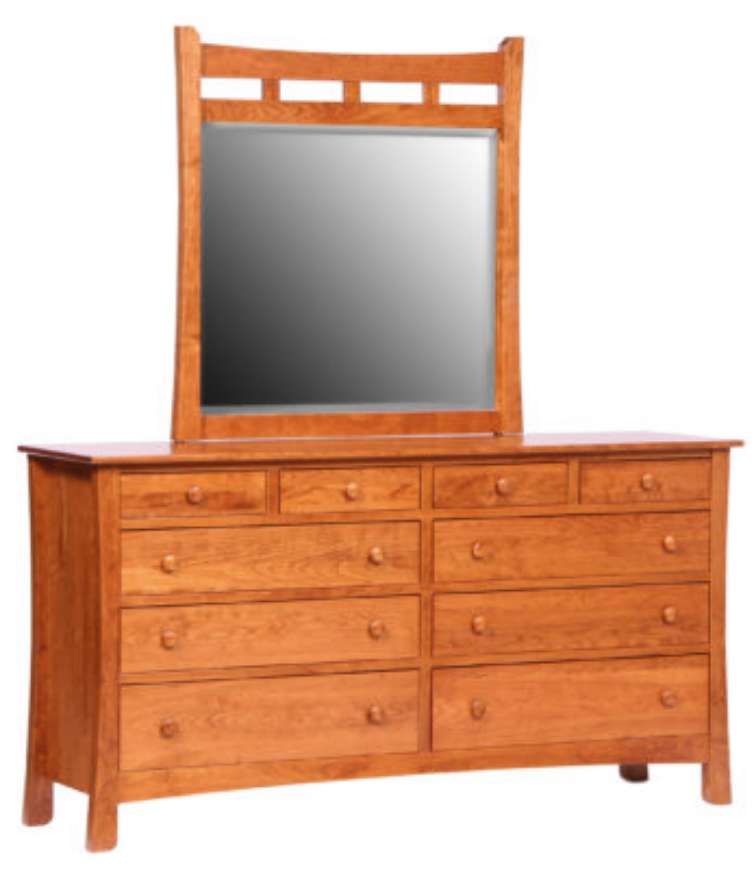 Picture of KATANA TRIPLE DRESSER/MIRROR