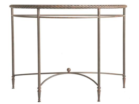 Picture of ROPE TWIST DEMI-LUNE CONSOLE TABLE