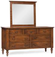 Picture of IRON RIVER TRIPLE DRESSER/MIRROR