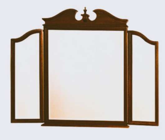 Picture of WILLIAMSBURG PEDIMENT TRIVIEW MIRROR