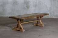 Picture of SALVAGED WOOD TRESTLE BENCH