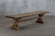 Picture of SALVAGED WOOD TRESTLE BENCH