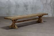 Picture of SALVAGED WOOD TRESTLE BENCH