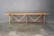 Picture of FRENCH FARM TEAK DINING TABLE-FULL TOP