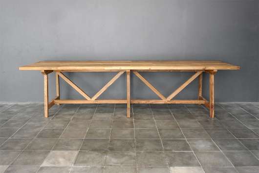 Picture of FRENCH FARM TEAK DINING TABLE-FULL TOP