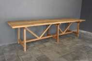 Picture of FRENCH FARM TEAK DINING TABLE-FULL TOP