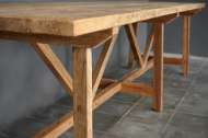 Picture of FRENCH FARM TEAK DINING TABLE-FULL TOP