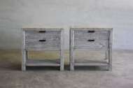 Picture of RECLAIMED ELM BEDSIDE CABINET