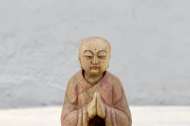 Picture of WOODEN BUDDHA CARVED FROM POPLAR