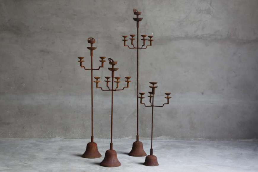 Picture of CAST IRON CANDLE HOLDER