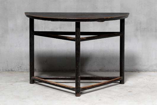 Picture of ANTIQUE DEMI LUNE TABLE