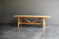 Picture of TEAK FRENCH FARM BENCH