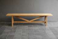 Picture of TEAK FRENCH FARM BENCH