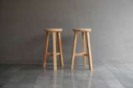 Picture of RECLAIMED TEAK ROUND BAR STOOL