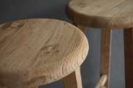 Picture of RECLAIMED TEAK ROUND BAR STOOL