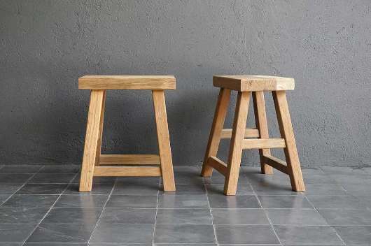 Picture of RECLAIMED TEAK STOOL