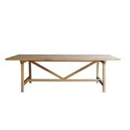 Picture of FARM TABLE IN OAK WITH NO CENTER LEG