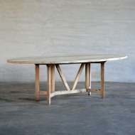 Picture of REEDITION FRENCH FARM TABLE (ELLIPTICAL OVAL)