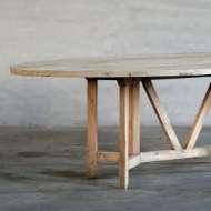 Picture of REEDITION FRENCH FARM TABLE (ELLIPTICAL OVAL)