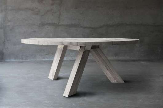 Picture of RECLAIMED TEAK TABLE – V-BASE