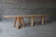 Picture of RECLAIMED TEAK TABLE – X-BASE