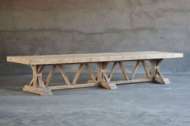 Picture of SALVAGED WOOD TRESTLE TABLE