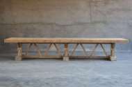 Picture of SALVAGED WOOD TRESTLE TABLE