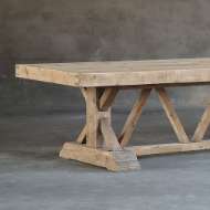 Picture of SALVAGED WOOD TRESTLE TABLE