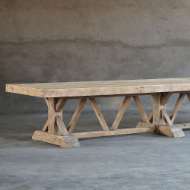 Picture of SALVAGED WOOD TRESTLE TABLE