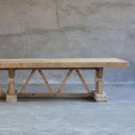 Picture of SALVAGED WOOD TRESTLE TABLE