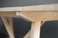 Picture of FARM TABLE IN OAK WITH NO CENTER LEG