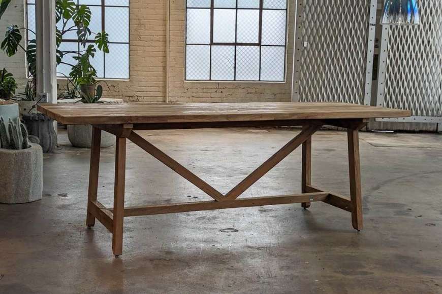 Picture of FARM TABLE IN TEAK